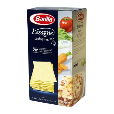 SOPA BARILLA LASAÑA 500 gr