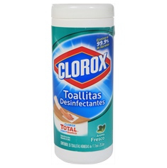 TOALLAS DESINF. CLOROX  12-35