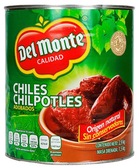 CHIPOTLE ADOBADO DEL MONTE 2.9