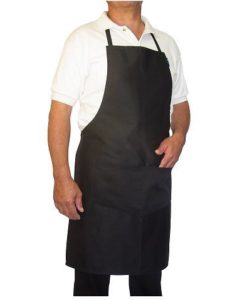 MANDIL AHULADO MEDIANO NEGRO