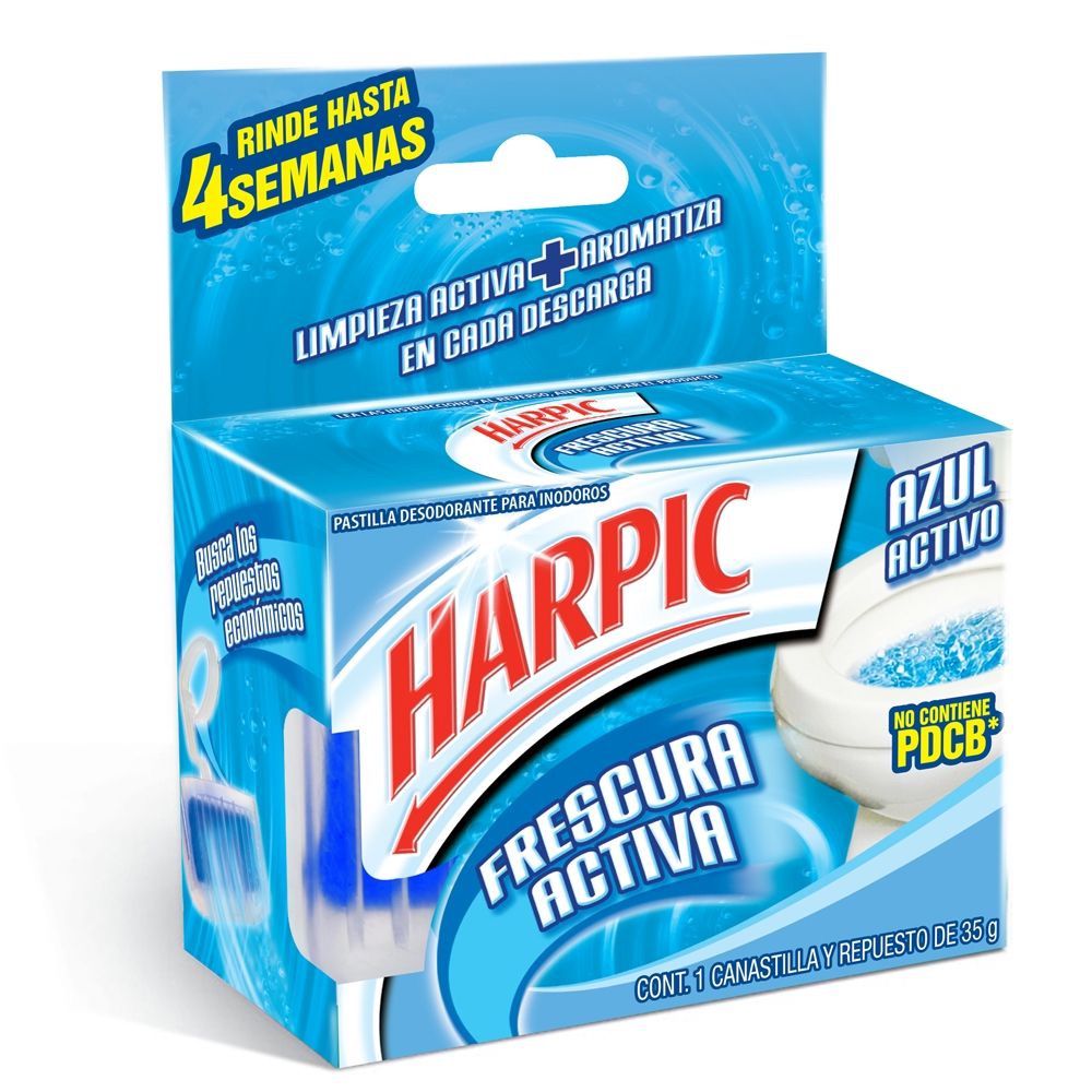PASTILLA HARPIC WC SUPER AZUL