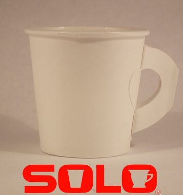 VASO PAPEL 6 onz. C/ASA BLANCO