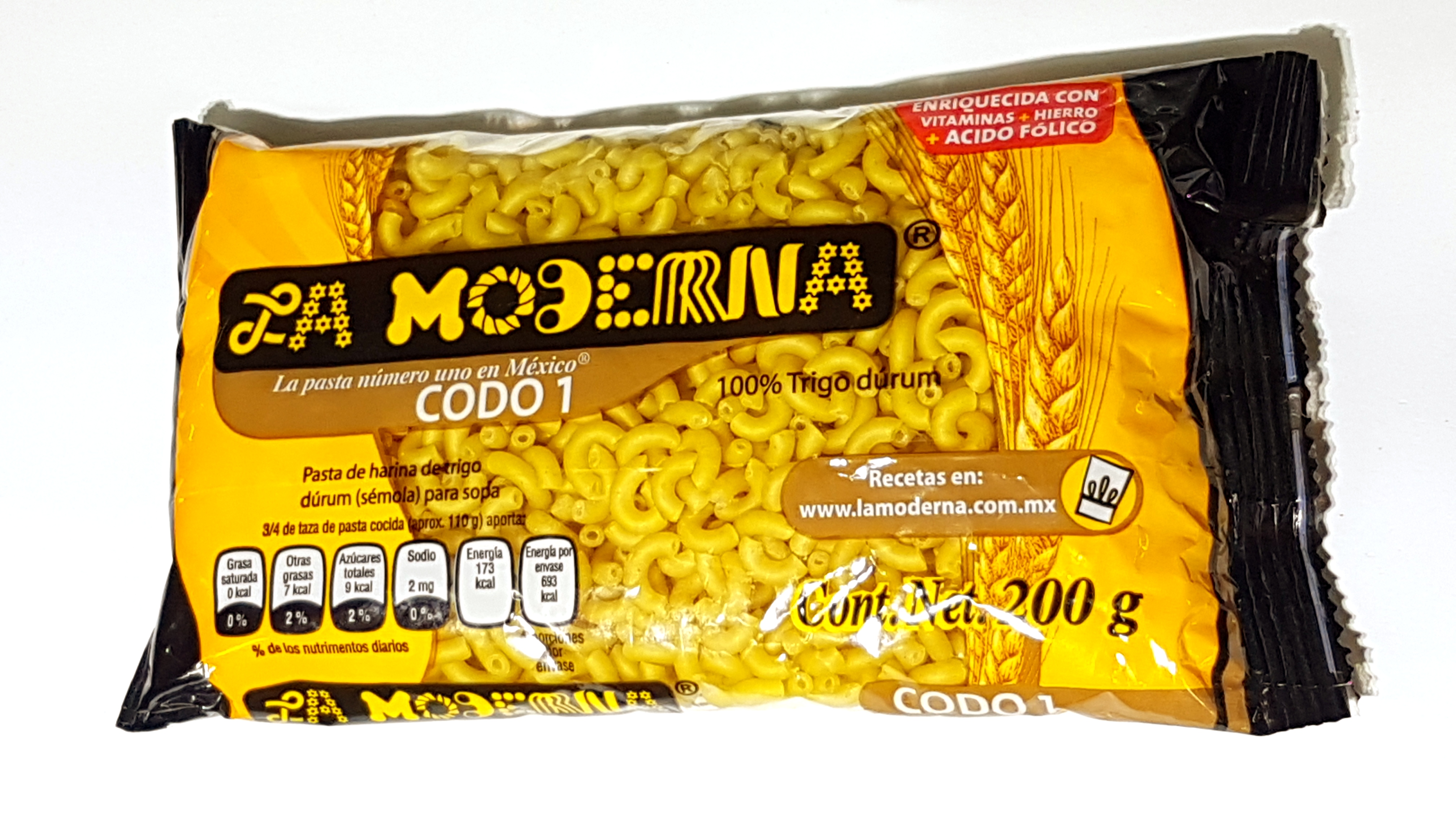 SOPA CODO # 1 200 Gr
