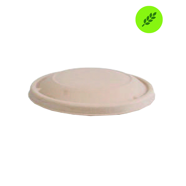 TAPA BOWL BIODEGRADABLE COMPOSTABLE BAGAZO DE TRIGO 24/32OZ. BIORANGE 500 PZ.