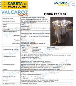 Ficha Tecnica Careta